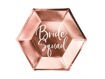 Picture of PAPER PLATES BRIDE SQUAD ROSE GOLD 23CM